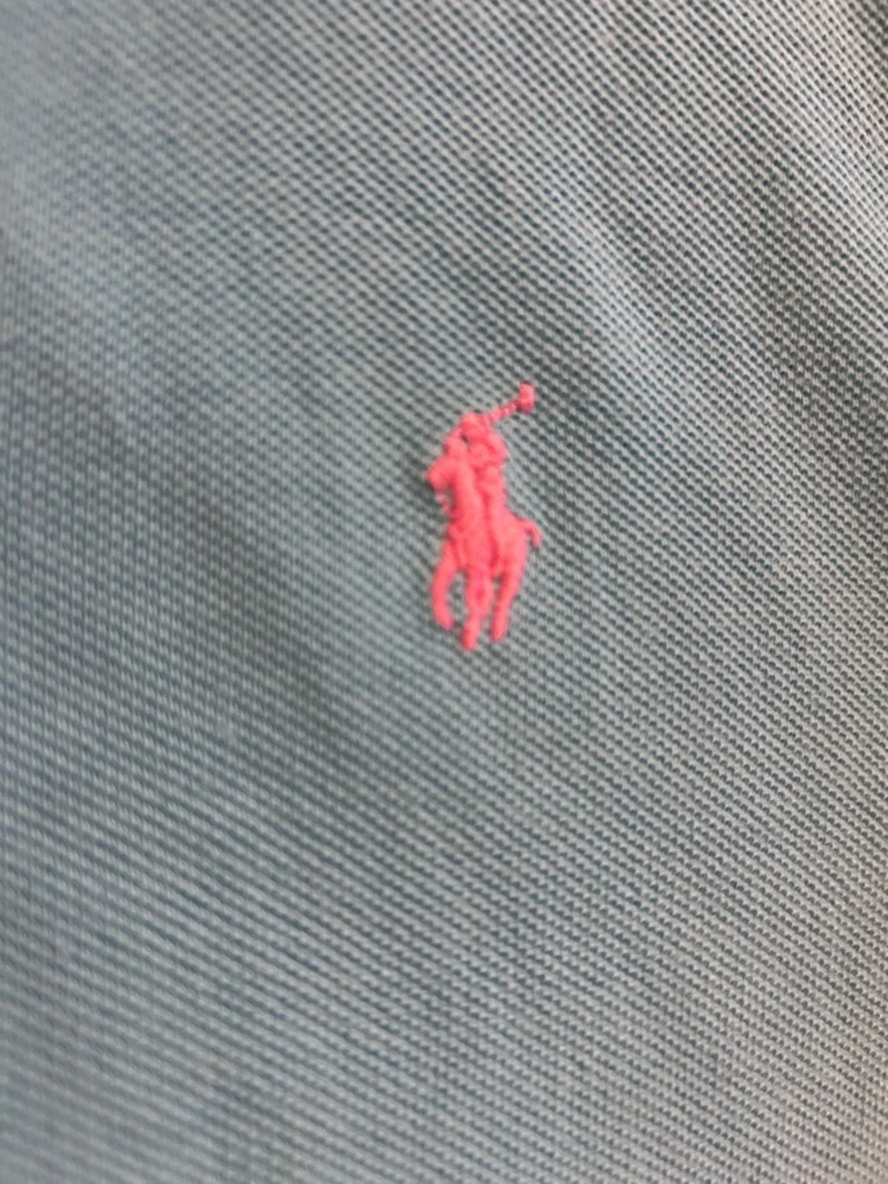Boys Ralph Lauren Blue‎ Polo with Pink Pony Embroidery